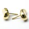 Tiffany Bean No Stone Yellow Gold [18K] Stud Earrings Gold, Set of 2 7