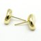 Tiffany Bean No Stone Yellow Gold [18K] Stud Earrings Gold, Set of 2 7