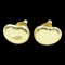 Tiffany Bean No Stone Yellow Gold [18K] Stud Earrings Gold, Set of 2 1