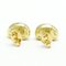 Tiffany Bean No Stone Yellow Gold [18K] Stud Earrings Gold, Set of 2 4