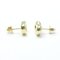 Tiffany Bean No Stone Yellow Gold [18K] Stud Earrings Gold, Set of 2 2