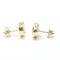 Tiffany Bean No Stone Yellow Gold [18K] Stud Earrings Gold, Set of 2 3