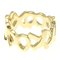 TIFFANY LOVE & KISS Ring Yellow Gold [18K] Fashion No Stone Band Ring Gold 2