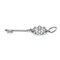 White Gold Floral Key Charm from Tiffany & Co. 3