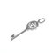White Gold Floral Key Charm from Tiffany & Co. 2