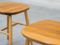 Vintage Light Beech Stools, Set of 2 2