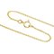TIFFANY Triple Heart Diamond Necklace K18 Yellow Gold Women's &Co. 4