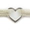 TIFFANY&Co. Choker Toggle Chain Open Heart Silver 925 Women's 4