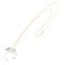 TIFFANY&Co. Crystal Heart Long Necklace 76cm K18 YG Yellow Gold 750 3