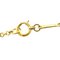 TIFFANY&Co. Crystal Heart Long Necklace 76cm K18 YG Yellow Gold 750, Image 5