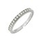 Halbkreis Diamant & Platin Ring von Tiffany & Co. 1