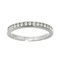 Halbkreis Diamant & Platin Ring von Tiffany & Co. 2