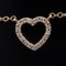 TIFFANY & Co. Collar de corazón Metro con diamantes 750PG de oro rosa K18RG Rose 290936, Imagen 5