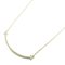 T Smile Pendant Necklace in Gold from Tiffany & Co. 1