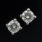 Diamond Earrings in Platinum from Tiffany & Co., Set of 2 5