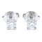 Diamant Ohrringe aus Platin von Tiffany & Co., 2 . Set 1