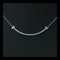 TIFFANY&Co. Necklace Pendant White Gold FREE Smile Small K18 Chain T 2
