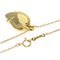TIFFANY Elsa Peretti Leaf Necklace K18 Yellow Gold Women's &Co. 3