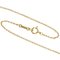 TIFFANY Elsa Peretti Leaf Necklace K18 Yellow Gold Women's &Co. 4