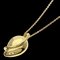TIFFANY Elsa Peretti Leaf Necklace K18 Yellow Gold Women's &Co. 1