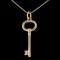 TIFFANY Oval Key Necklace 18K Women's &Co. 1