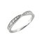 Half Eternity Harmony Diamant & Platin Ring von Tiffany & Co. 1