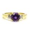 Yellow Gold Ring with Amethyst and Diamond from Tiffany & Co. 3
