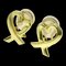 Tiffany & Co. Loving Heart Earrings K18 Yellow Gold Women's, Set of 2, Image 1