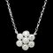 TIFFANY Garden Flower Platinum Diamond Men,Women Fashion Pendant [Silver] 1