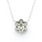 TIFFANY Garden Flower Platinum Diamond Men,Women Fashion Pendant [Silver] 5