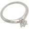 Bague solitaire diamant 0,30 ct pour femme TIFFANY Pt950 Platinum No. 10 3