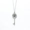 White Gold Daisy Key Pendant Necklace from Tiffany & Co. 2