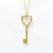 Twisted Heart Key Halskette aus Gelbgold von Tiffany & Co. 1