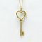 Twisted Heart Key Necklace in Yellow Gold from Tiffany & Co. 5