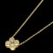 Collar de diamantes 4P con bisel TIFFANY, oro amarillo K18, Women's & Co., Imagen 1