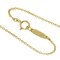 Collar de diamantes 4P con bisel TIFFANY, oro amarillo K18, Women's & Co., Imagen 4