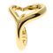 TIFFANY Open Heart Ring K18 Yellow Gold Women's &Co. 4