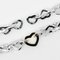 TIFFANY&Co. Heart Link Necklace Choker Silver 925 K18 YG Yellow Gold I112223047 4