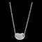 TIFFANY Bean Platinum Diamond Men,Women Fashion Pendant Necklace [Silver] 1