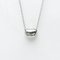 TIFFANY Bean Platinum Diamond Men,Women Fashion Pendant Necklace [Silver] 3
