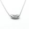 TIFFANY Bean Platinum Diamond Men,Women Fashion Pendant Necklace [Silver] 6