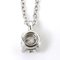 TIFFANY&Co. Pt950 Platinum Solitaire Necklace Diamond 0.28ct 2.5g 45cm Women's 4
