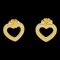 Boucles d'Oreilles Tiffany Heart K18Yg en Or Jaune, Set de 2 1