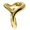 Anillo de corazón abierto TIFFANY K18 Yellow Gold Women's & Co., Imagen 4