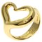 TIFFANY Open Heart Ring K18 Yellow Gold Women's &Co. 3