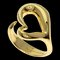 TIFFANY Open Heart Ring K18 Yellow Gold Women's &Co. 1