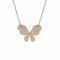 TIFFANY&Co. Return to Love Bugs Women's K18 Pink Gold Silver 925 Necklace 3