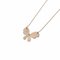 TIFFANY&Co. Return to Love Bugs Women's K18 Pink Gold Silver 925 Necklace 10