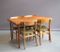 Table de Salle à Manger Vintage avec Quatre Chaises de Farstrup Møbler 1