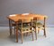 Vintage Dining Table with Four Chairs from Farstrup Møbler, Image 1